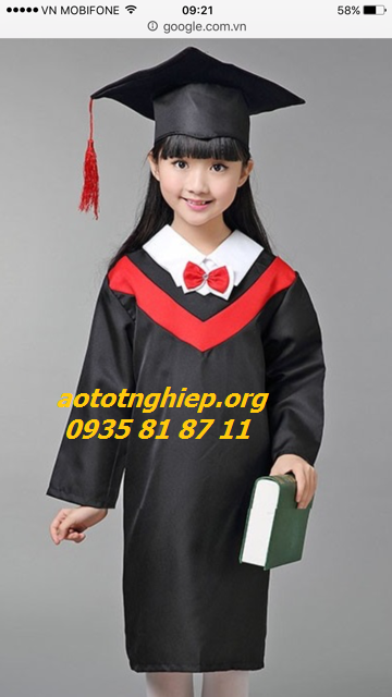 áo tốt nghiệp mẫu giáo